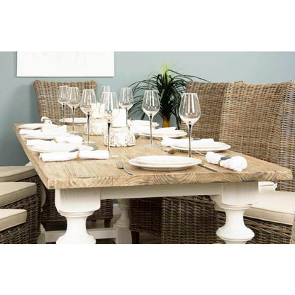 2.4m Ellena Dining Table with 8 Latifa Chairs