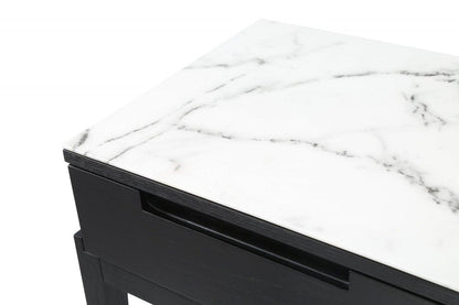 Orchid Marble Bedside Single Drawer