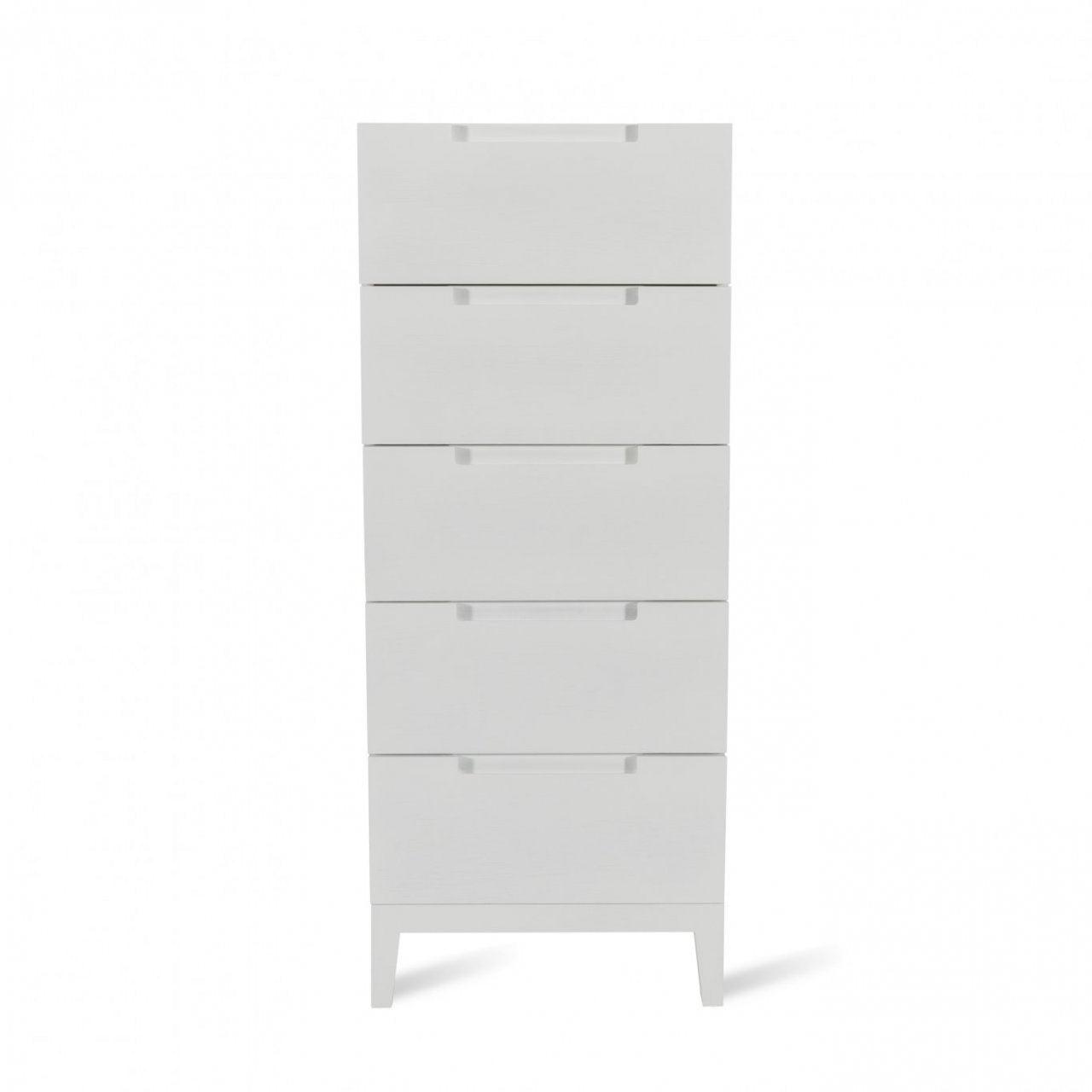 Orchid Narrow Chest of Drawers Black/white